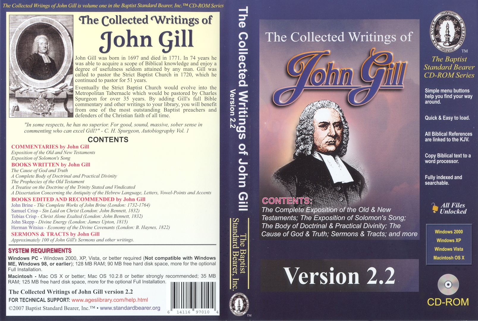 The Collected Writings of John Gill (CD-ROM)